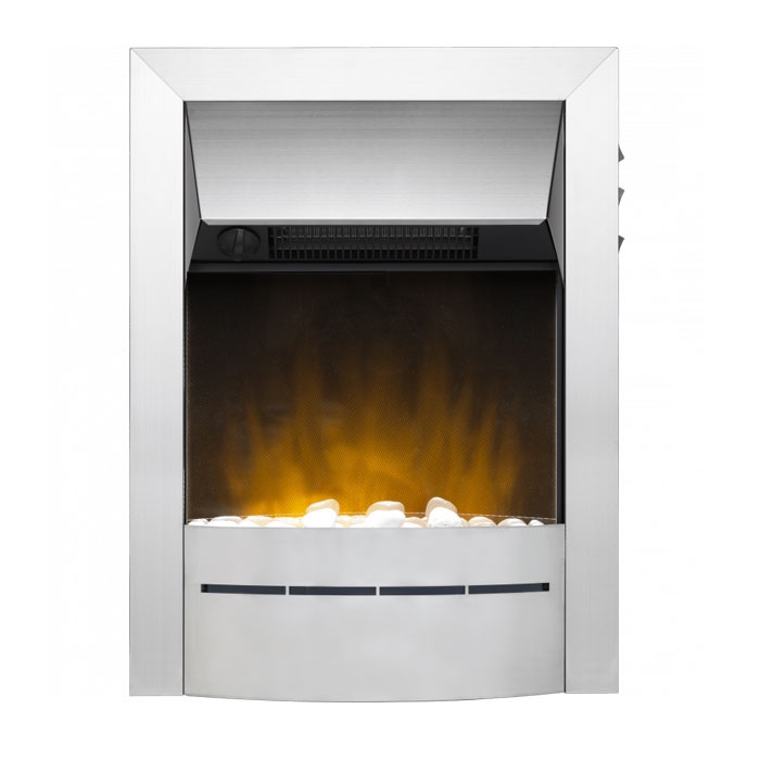 Dimplex Savena Ecolite Optiflame Electric Fire, Chrome Dimplex Savena Ecolite Optiflame Electric Fire, Chrome
