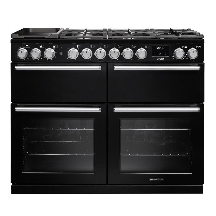 Rangemaster Nexus 110cm NEXB110DF/CM1 Induction Range Cooker, Charcoal Black