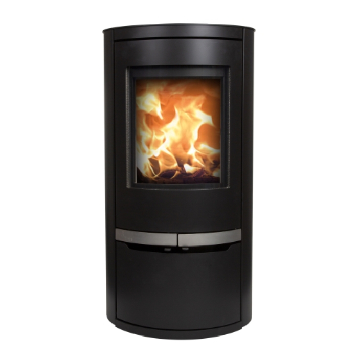 Mi-Fires Ovale Low with Door Wood Burning Stove Mi-Fires Ovale Low with Door Wood Burning Stove