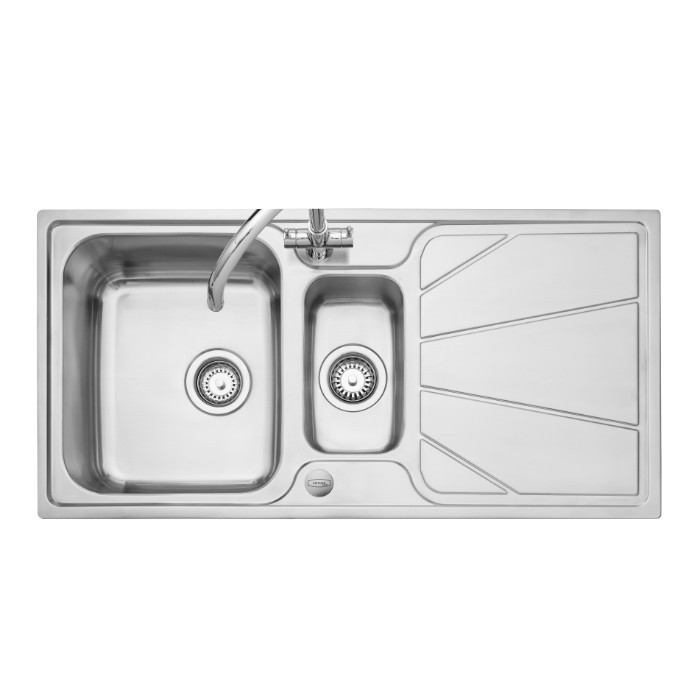 Leisure Nimbus NIM1052/ 1.5 Bowl Stainless Steel Sink Leisure Nimbus NIM1052/ 1.5 Bowl Stainless Steel Sink