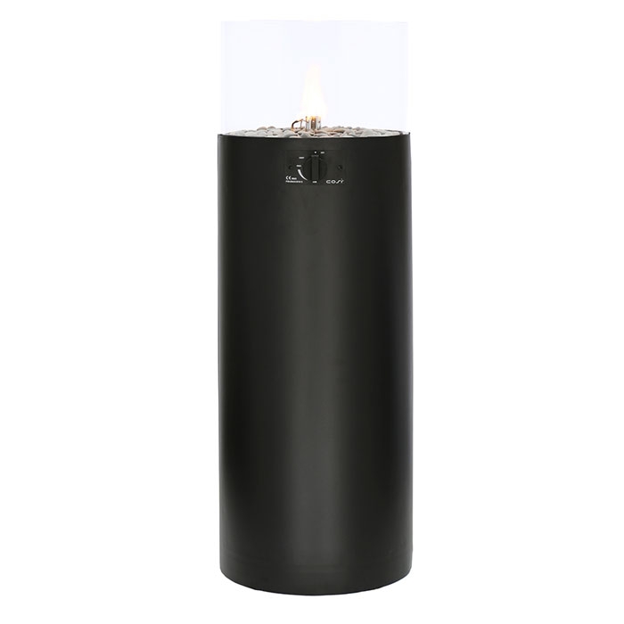 Cosiscoop Pillar Gas Lantern, Black Cosiscoop Pillar Gas Lantern, Black