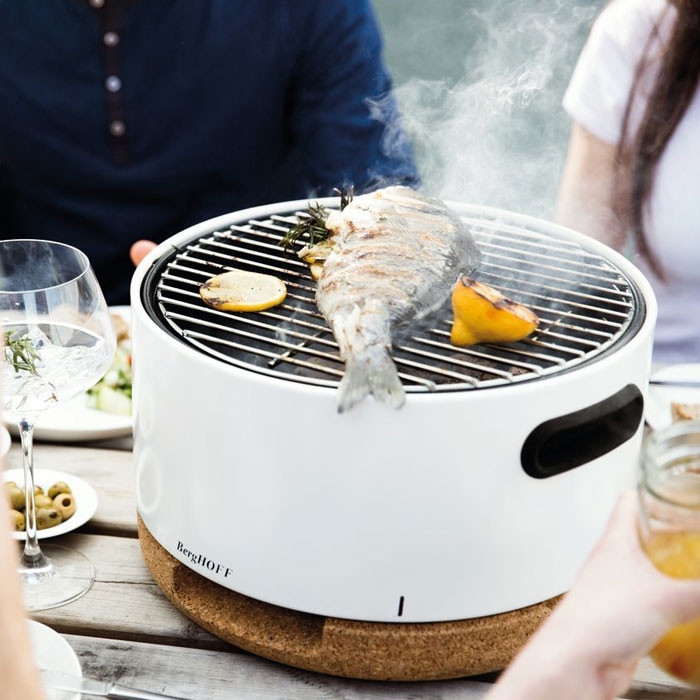 【セール中】BergHOFF TABLE BBQ ホワイト テーブルバーベキュー 卓上グリル 卓上バーベキュー テーブルグリル Table BBQ