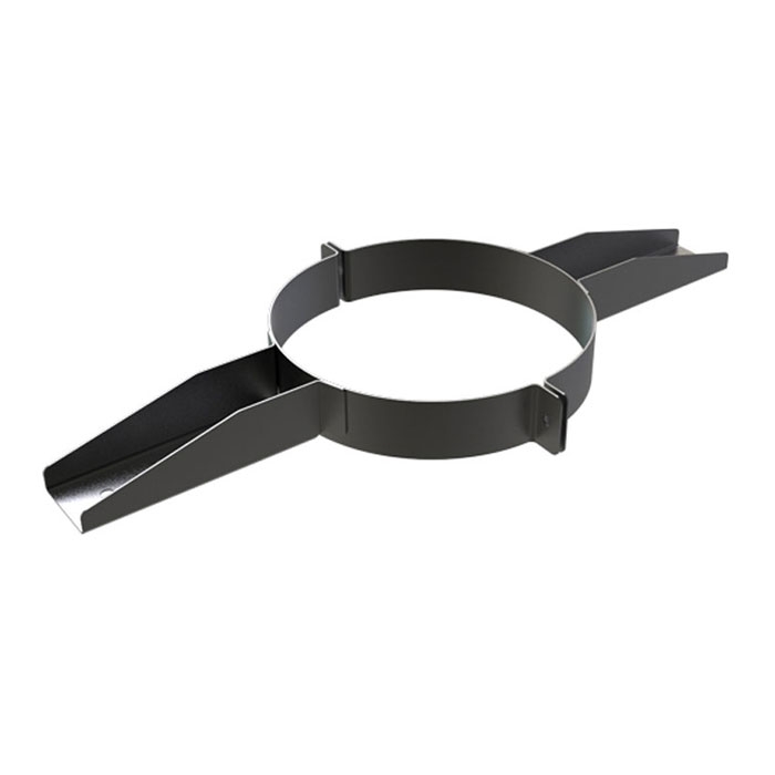 Joist Support Powder Coated Black 6"