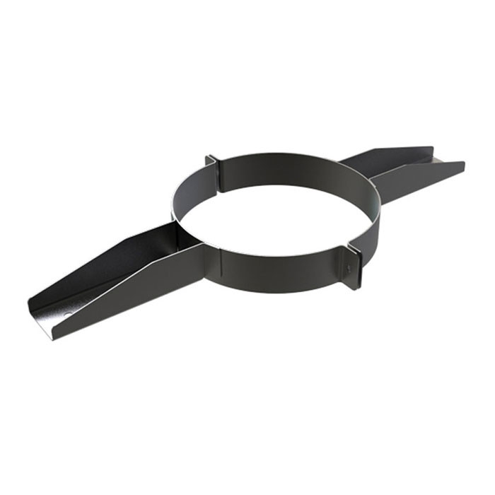 Joist Support Powder Coated Black 8"