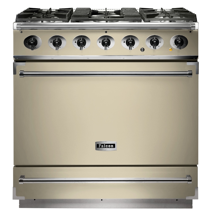 Falcon 900s Cream Single Cavity Dual Fuel Range Cooker Falcon 900s Cream Single Cavity Dual Fuel Range Cooker