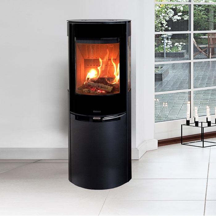 Aduro 9-5 with Lux Black Glass Door Aduro 9-5 with Lux Black Glass Door