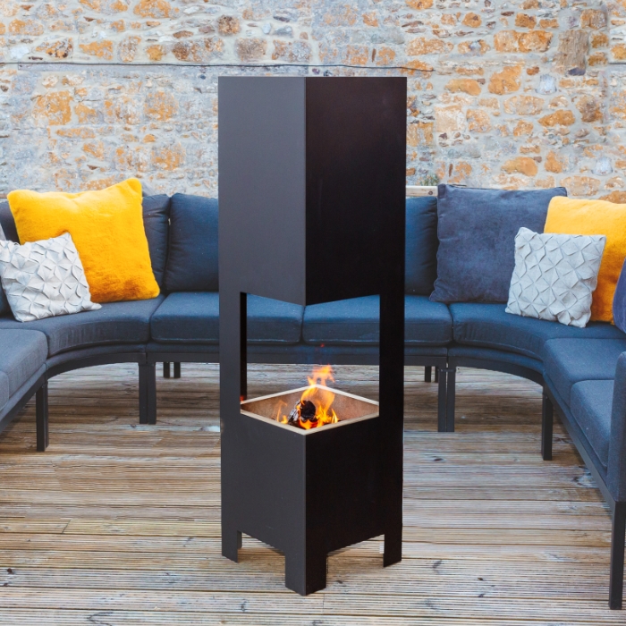 Open Back Arada Deck Chimenea Open Back Arada Deck Chimenea