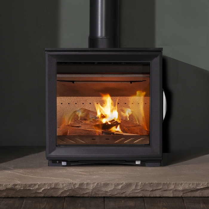 Arada M Series 5 Wood Burning Stove, Cast Door