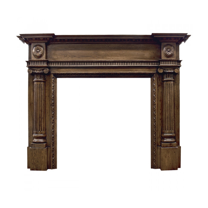 Carron Ashleigh Oak Surround, Distressed Carron Ashleigh Oak Surround, Distressed