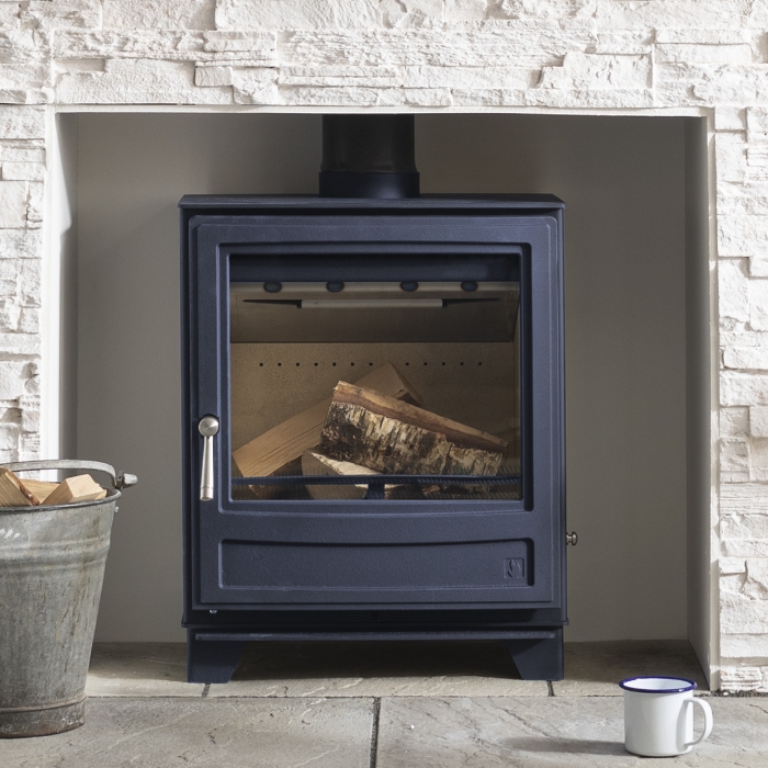 Arada Ecoburn 5 Widescreen (S3) Wood Burning Stove, Atlantic Arada Ecoburn 5 Widescreen (S3) Wood Burning Stove, Atlantic