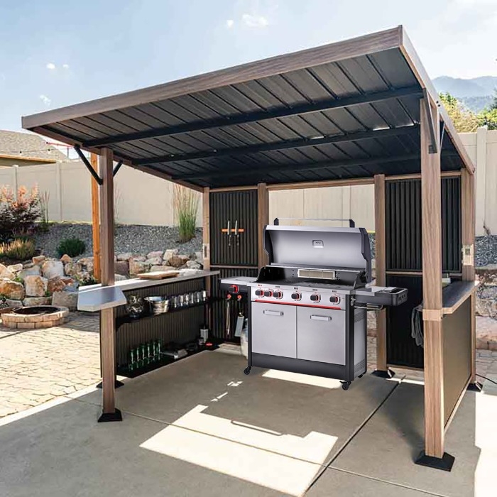 Atom Grill BBQ Shack Outdoor Cooking Shelter