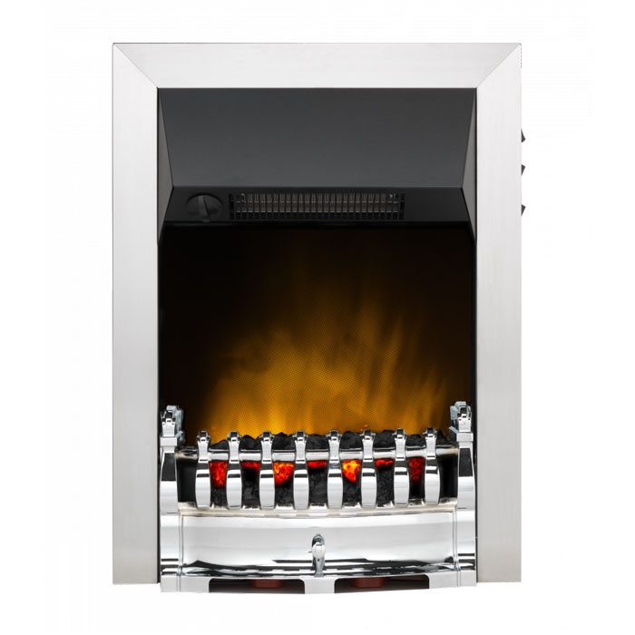 Dimplex Balmoral Ecolite Optiflame Electric Fire, Chrome Dimplex Balmoral Ecolite Optiflame Electric Fire, Chrome