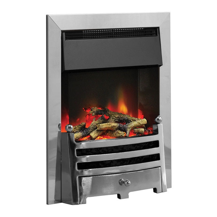 PureGlow Bauhaus Illusion Polished Electric Fire Log Effect PureGlow Bauhaus Illusion Polished Electric Fire Log Effect
