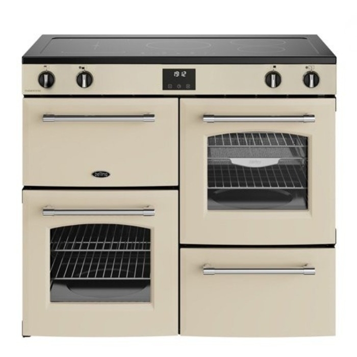 Belling Farmhouse 100EI Induction Range Cooker-Cream