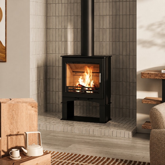 Beltane Cary With Raised Stand Wood Burning Stove