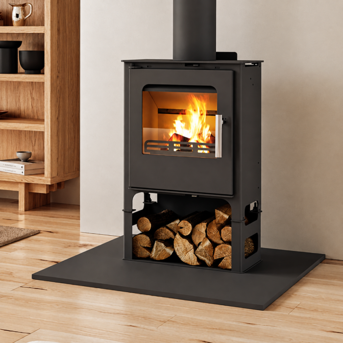 Beltane Chew Logstore Ecodesign Multi Fuel Stove