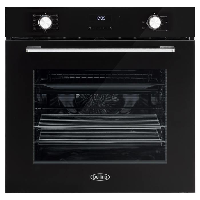 Belling BEL BI603MFC BLK Black Built-In Electric Oven Belling BEL BI603MFC BLK Black Built-In Electric Oven