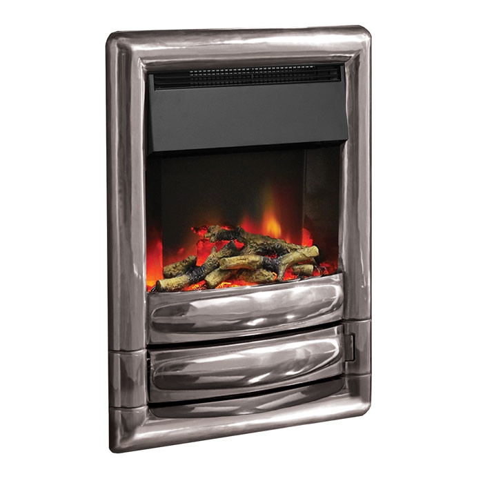 PureGlow Carmen Hole in the Wall Illusion Full Polished Electric Fire Log Effect PureGlow Carmen Hole in the Wall Illusion Full Polished Electric Fire Log Effect