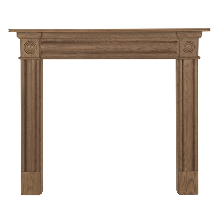 Carron Derry Wooden Fireplace Surround, Unwaxed Oak