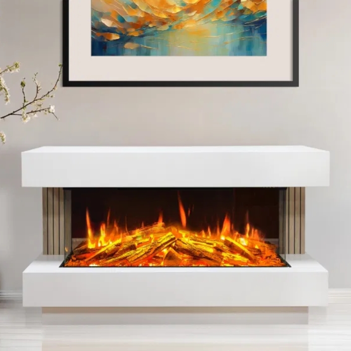 Celsi DLX Monroe 1000 Electric Fireplace Suite Celsi DLX Monroe 1000 Electric Fireplace Suite