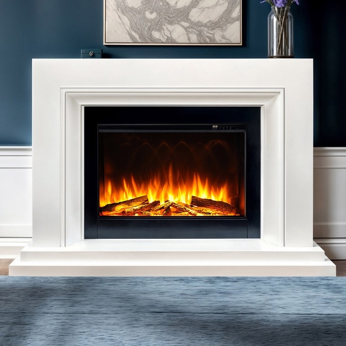 Celsi DLX Navarro 750 Electric Fireplace Suite