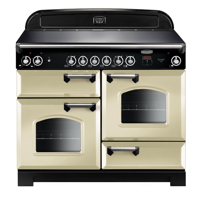 Rangemaster Classic 110cm Ceramic Range Cooker, Cream Rangemaster Classic 110cm Ceramic Range Cooker, Cream