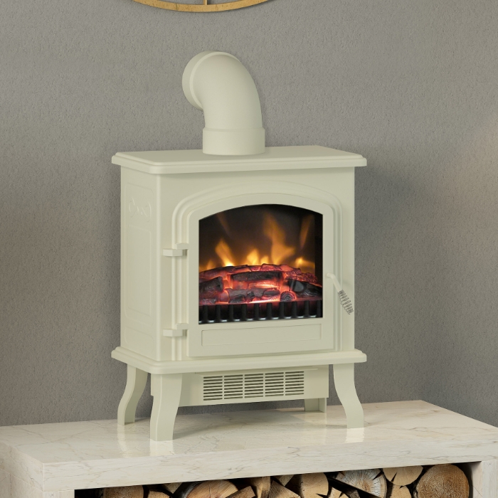 Broseley Colman Electric Stove, Cream Broseley Colman Electric Stove, Cream