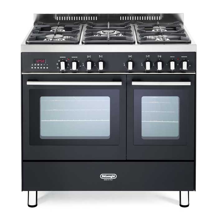Delonghi DTR 906-DF/AN Professional 90cm Twin Cavity Black Delonghi DTR 906-DF/AN Professional 90cm Twin Cavity Black