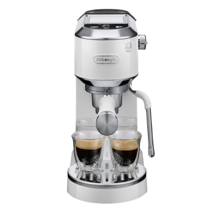 Delonghi Dedica Duo Manual Espresso Machine, White