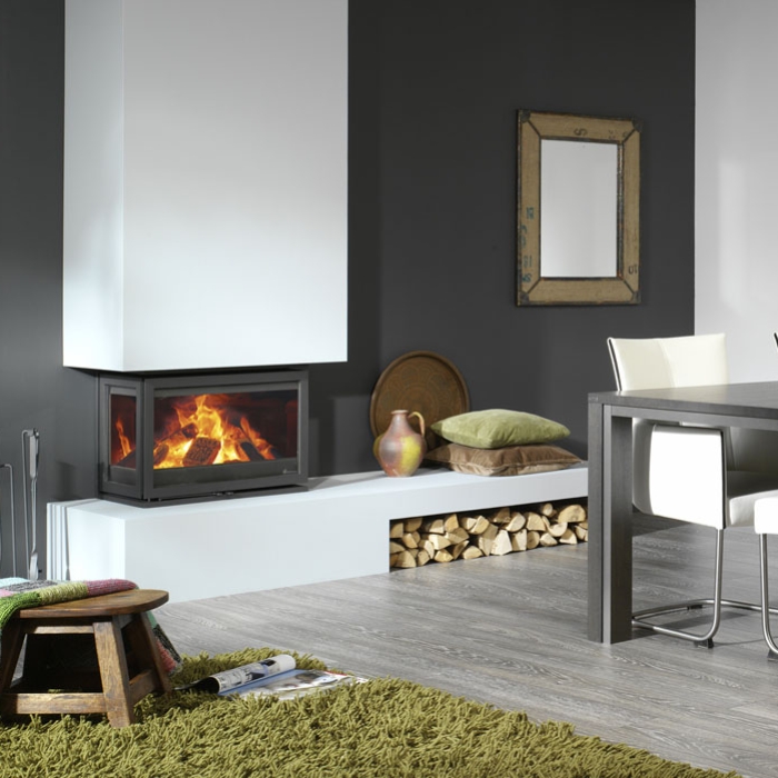 Dik Geurts Instyle Triple 660 Inset Wood Burning Stove | Stoves Are Us