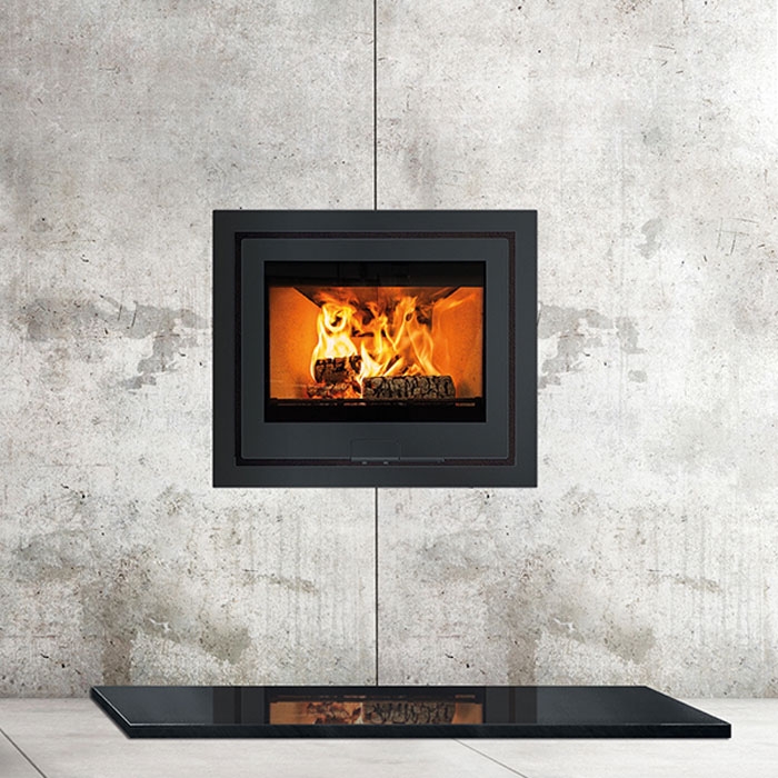 Di Lusso R6 Slimline Inset Woodburning Stove Close Up Di Lusso R6 Slimline Inset Woodburning Stove Close Up