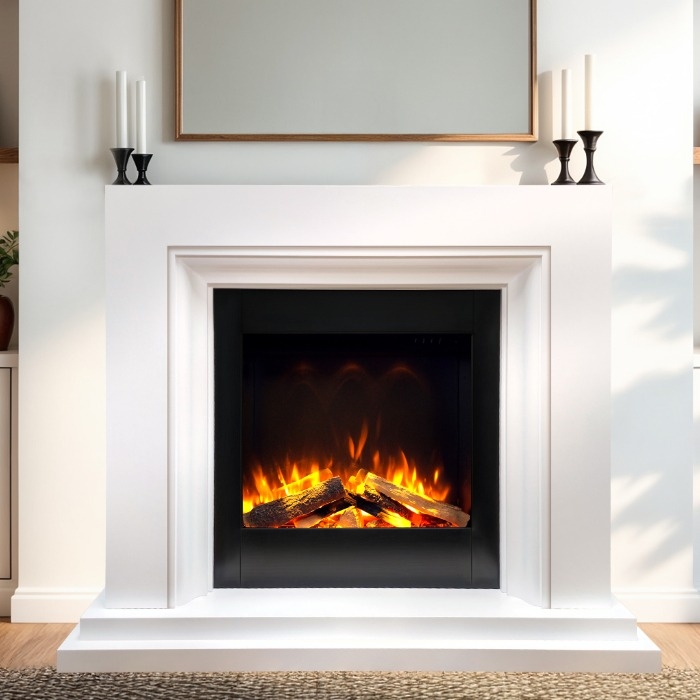 Celsi DLX Navarro 600 Electric Fireplace Suite