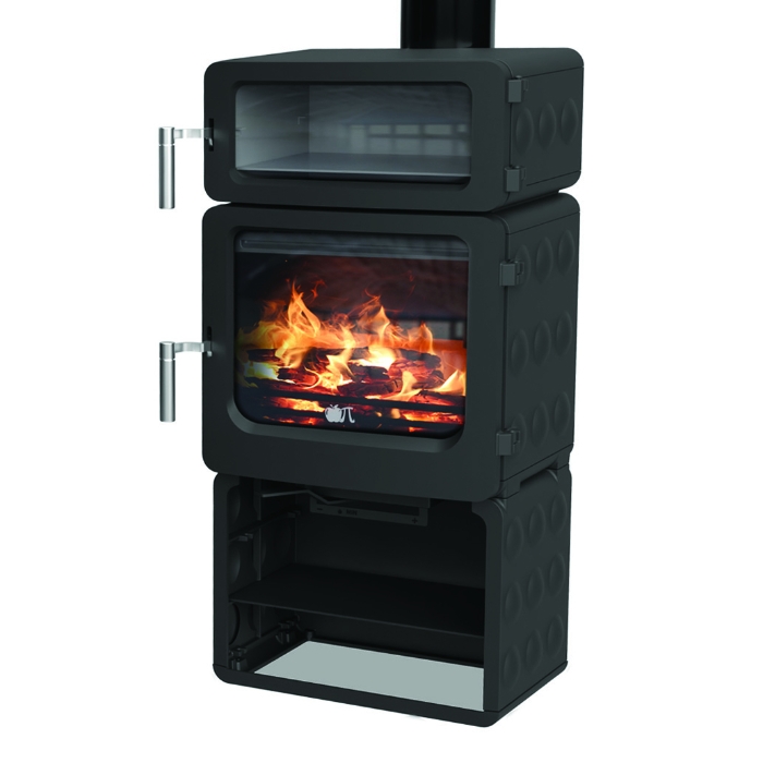 Ekol Baked Pumpkin Pie Stack Multi-Fuel Stove