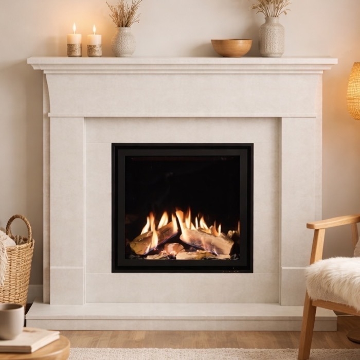 Elgin & Hall Erdington 54" Marble Fireplace Suite, Regal
