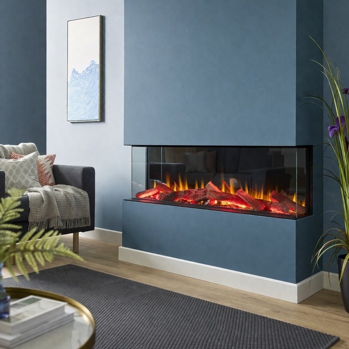 Enya Flame 125cm Slimline Electric Fireplace