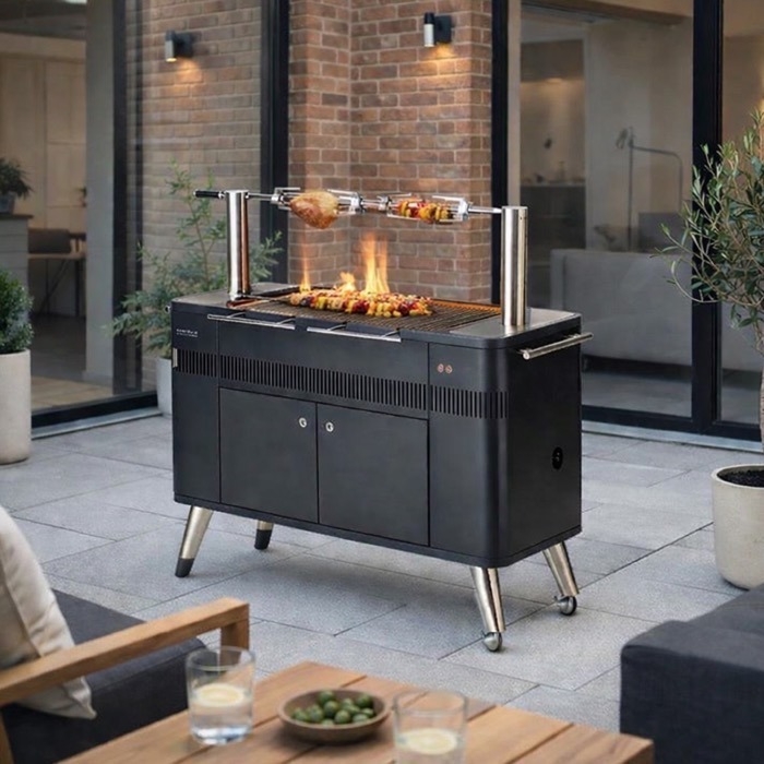 Everdure HUB Charcoal BBQ and Rotiserie 