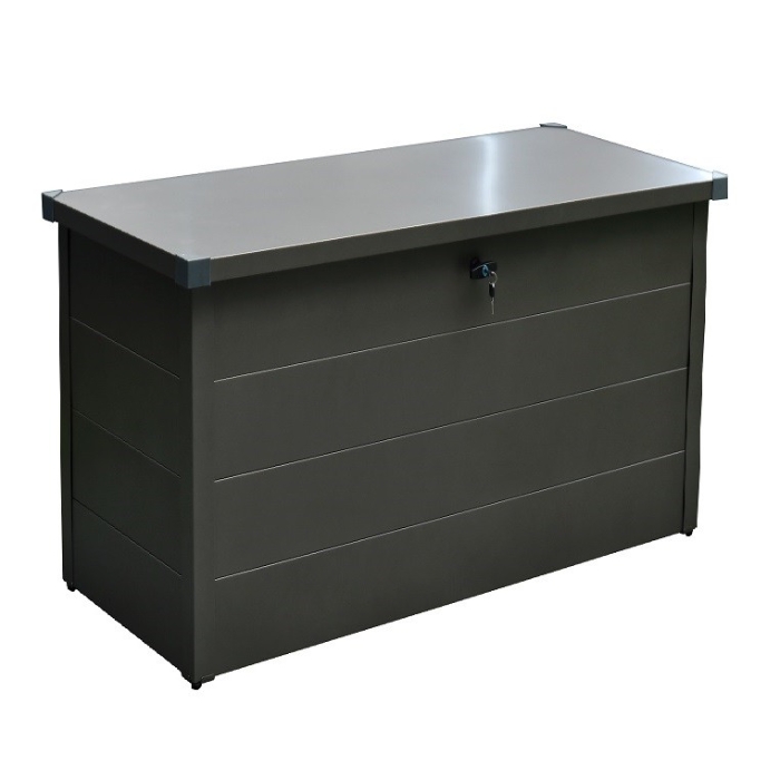 Falcon 400L Heavy Duty Garden Storage Box, Dark Grey Falcon 400L Heavy Duty Garden Storage Box, Dark Grey