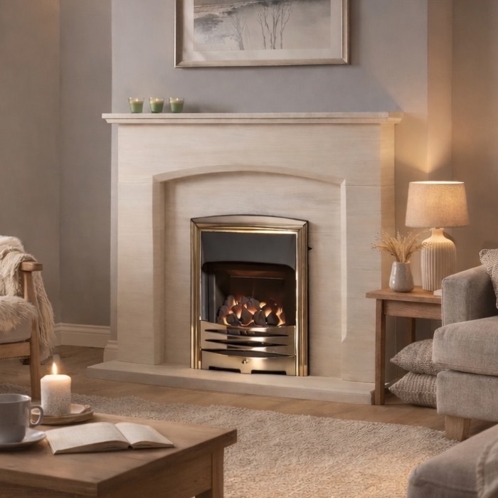 Gallery Dacre Limestone Fireplace