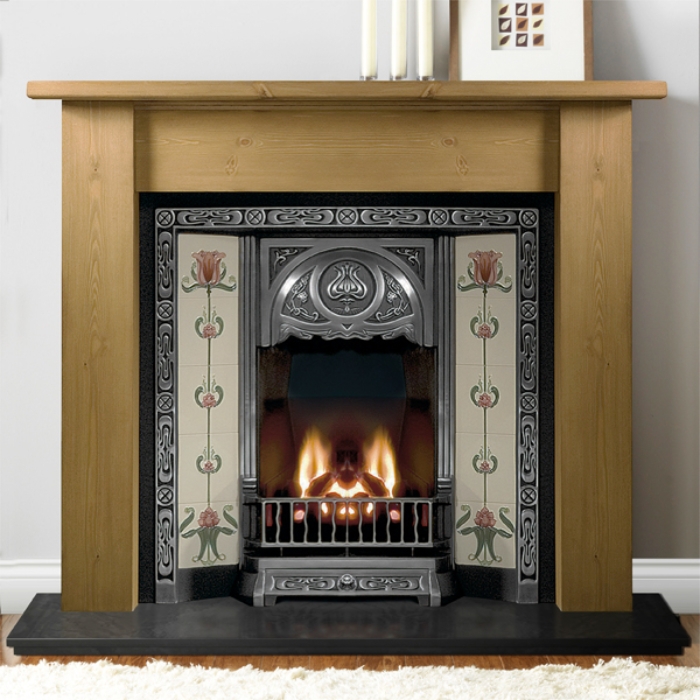 Gallery Lincoln Waxed Pine Mantle