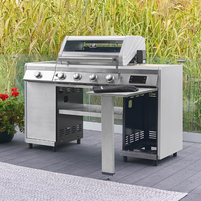 Grillstream Island 4 Burner Hybrid BBQ