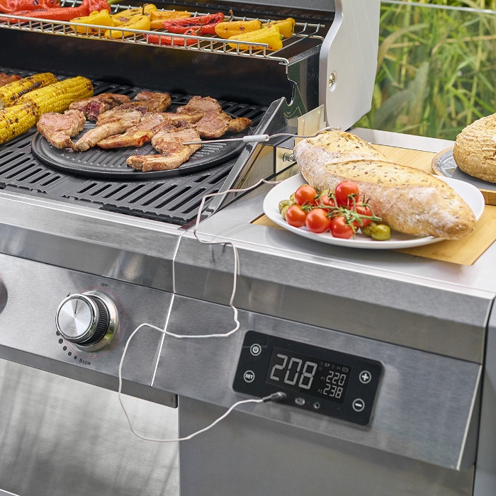 Grillstream Island Burner Hybrid Gas Charcoal BBQ Stoves Are Us