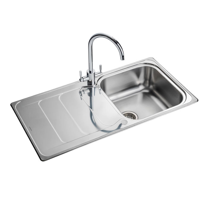 Houston Sink with Aquatrend TRE1CM Tap Houston Sink with Aquatrend TRE1CM Tap