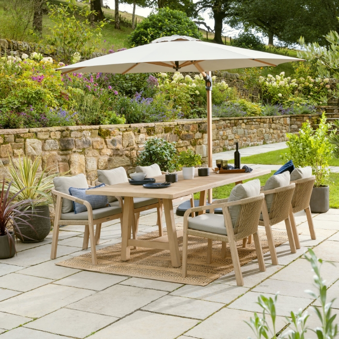 Kettler Cora Rectangular Dining Table, 230x100cm Stoves Are Us