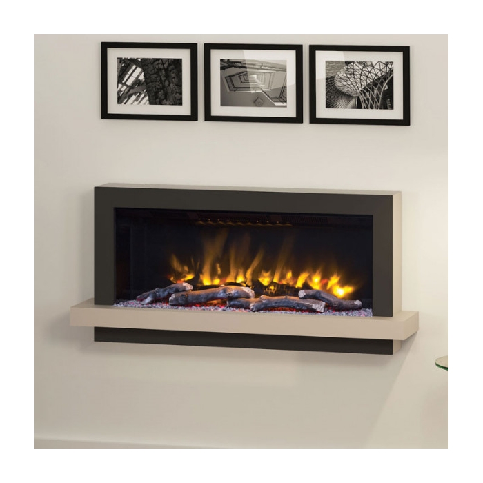 Elgin & Hall Huxton 51" Pryzm Wall Mounted Electric Suite, Matt Cashmere/Anthracite Elgin & Hall Huxton 51" Pryzm Wall Mounted Electric Suite, Matt Cashmere/Anthracite