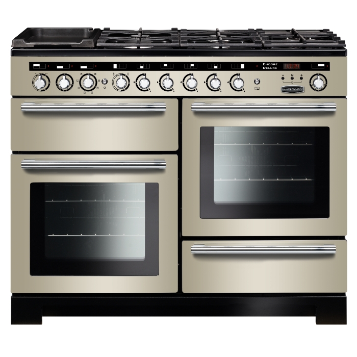 Rangemaster Encore Deluxe 110cm Dual Fuel Range Cooker, Ivory Rangemaster Encore Deluxe 110cm Dual Fuel Range Cooker, Ivory
