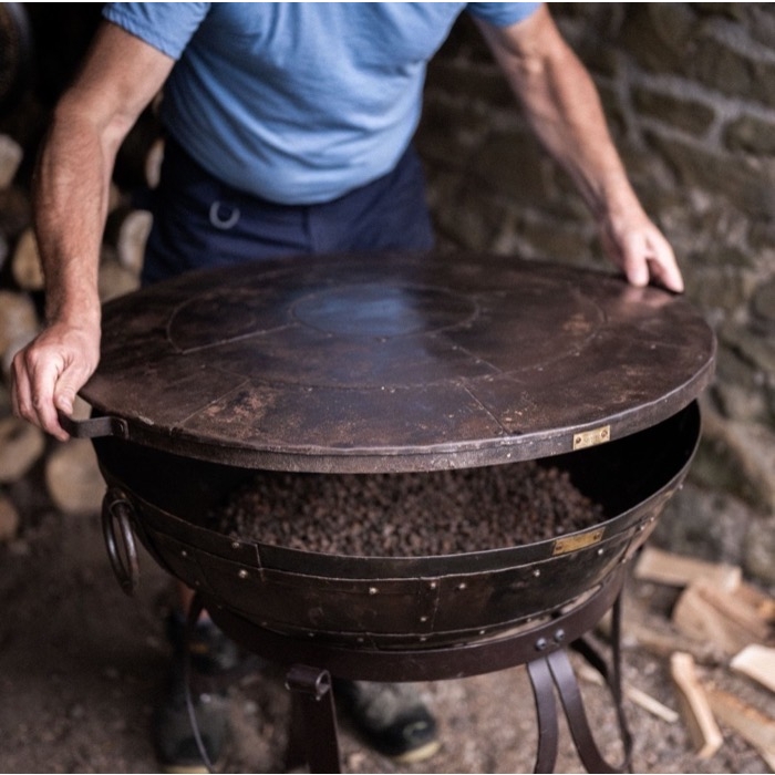 Kadai Recycled Fire Pit Shield