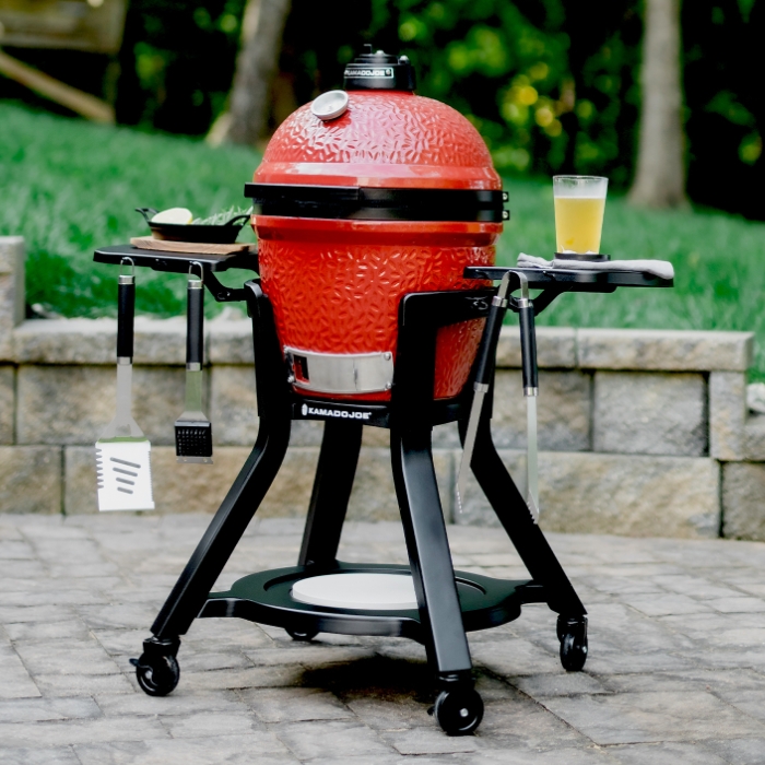 Kamado Joe Jr. Ceramic Charcoal Grill with Cart