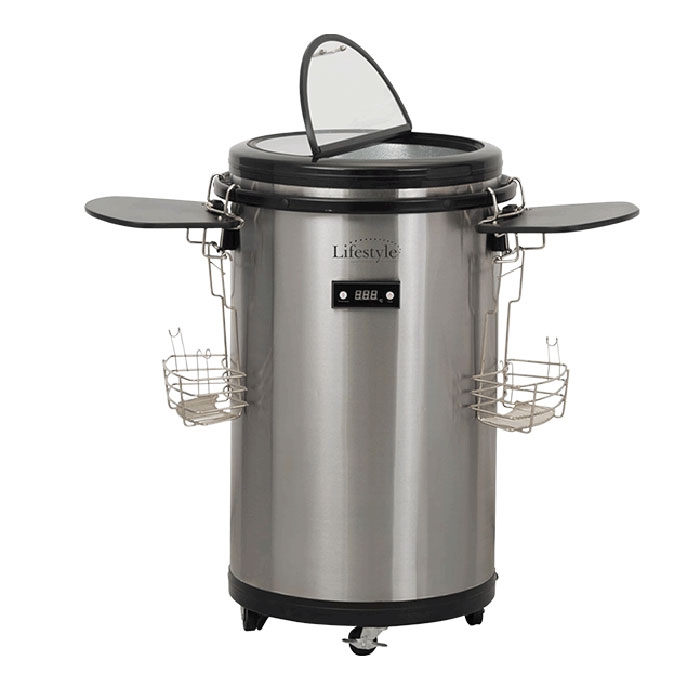 Lifestyle Stainless Steel Electric Party Cooler Lifestyle Stainless Steel Electric Party Cooler