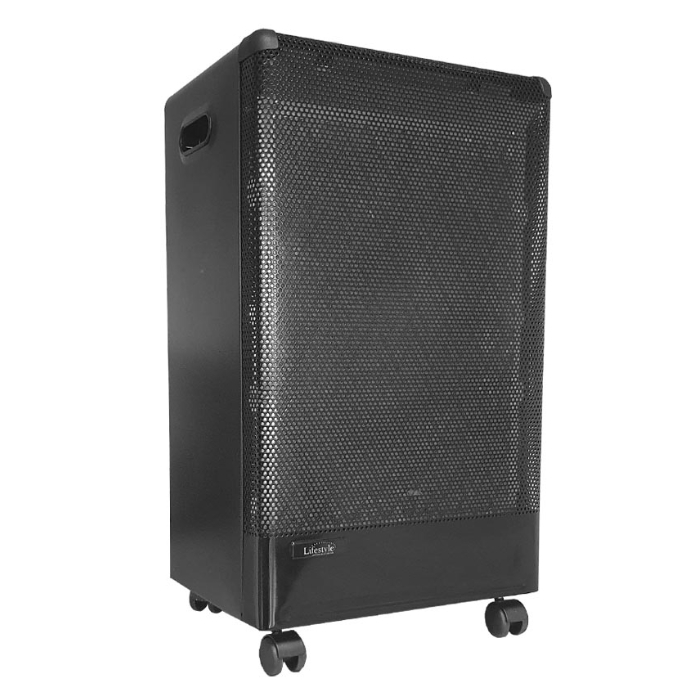 Lifestyle Black Catalytic Portable Indoor Gas Heater