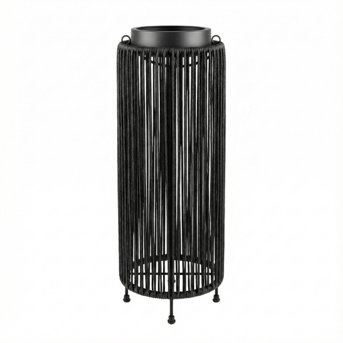 Zoluna Luca Grande Solar Floor Light, Deep Coal